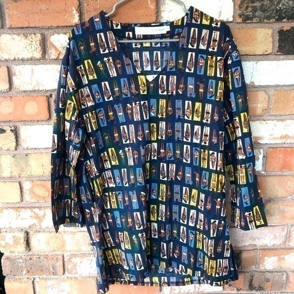 NWT Tracey Negoshian Sunbathers Tunic - Picture 1 of 13